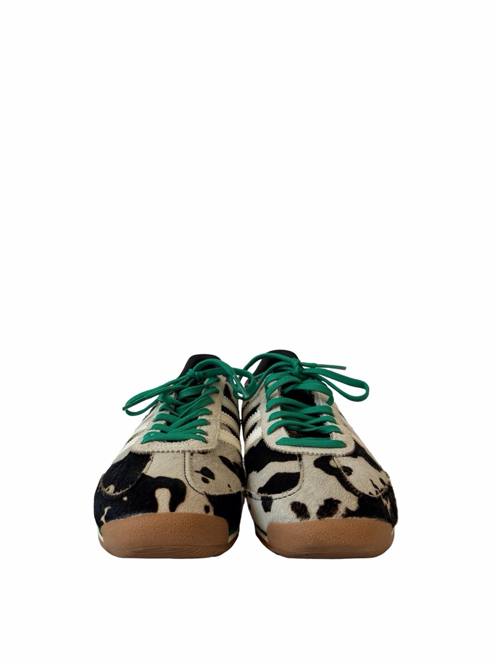 adidas Women's Cow-Print Samba Sneakers in Black, White & Green NEVER WORN - Picture 5 of 10